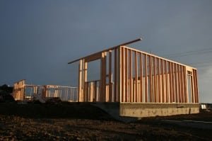 Wood Framing by Workers